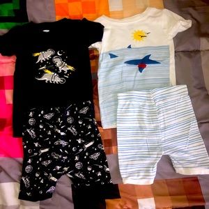 Short sleeve pajamas 5t